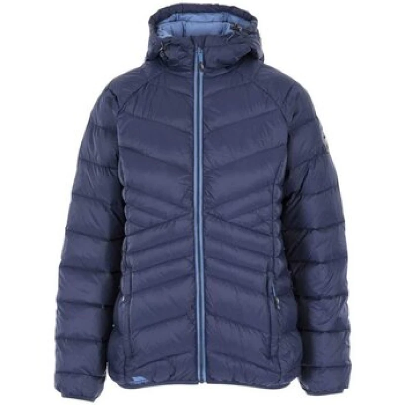 Image of Trespass Trespass Julieta Down Jacket in Navy Size: XXS Navy XXS Unisex 5059269923518