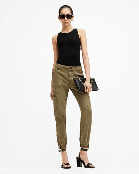 Image of AllSaints Nola High-Rise Jogger Trousers
