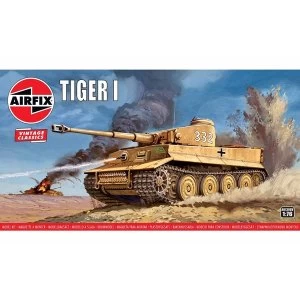 Image of Tiger 1 1:76 Vintage Classic Military Air Fix Model Kit