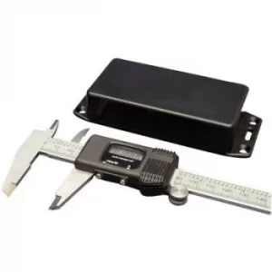Image of Hammond Electronics 1591MSFLBK 1591MSFLBK Universal enclosure 85 x 56 x 26 Acrylonitrile butadiene styrene Black