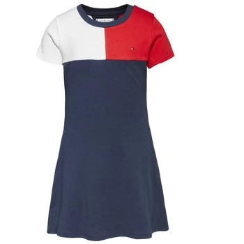 Image of Tommy Hilfiger MOTIL Girls Childrens dress in Multicolour - Sizes 12 years,14 years,16 years