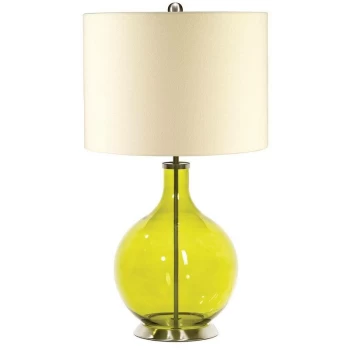 Image of Elstead Orb Lime - 1 Light Table Lamp Lime, E27