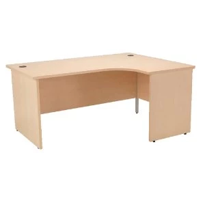 Image of Jemini Maple Right Hand Panel End Radial Desk 1800mm KF838074