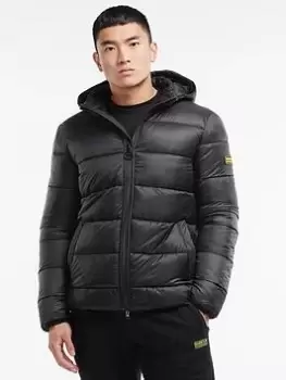 Image of Barbour International Legacy Bobber Quilt, Black Size M Men