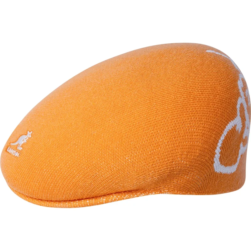 Image of Kangol Wool beret Kangol Y2K 504 Orange Unisex L