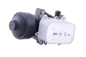 Image of NISSENS Oil Cooler VW,AUDI,SKODA 91158 03L115389B,03L115389C,03L115389G Oil Cooler, engine oil 03L115389H,03L117021B,03L117021C,03L115389B,03L115389C