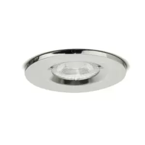 Image of Luceco Fixed IP20 Fire Rated GU10 Downlight - Polished Chrome - 229824