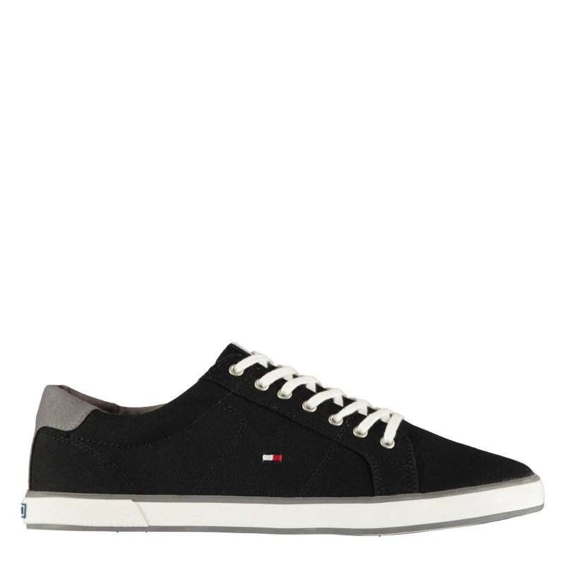 Image of Tommy Hilfiger 1D Canvas Trainers - Black 6