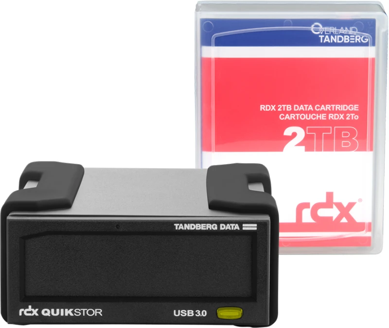 Image of Overland-Tandberg O-T RDX External drive kit with 2TB HDD. black. USB3