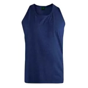 Image of Duke Mens Fabio-1 Kingsize Muscle Vest (2XL) (Navy)