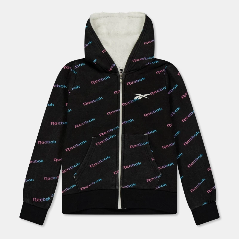 Image of Reebok Ombre Hoodie Black female 9-10 (M)