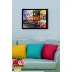 Image of SC1181 Multicolor Decorative Framed MDF Painting
