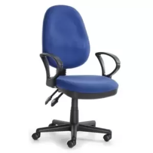 Image of Slingsby Twin Lever Blue Operator S Chair With Arms