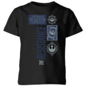 Image of Star Wars The Resistance Black Kids T-Shirt - Black - 3-4 Years