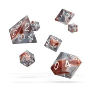 Image of Oakie Doakie Dice RPG Set Gemidice (Silver Rust)