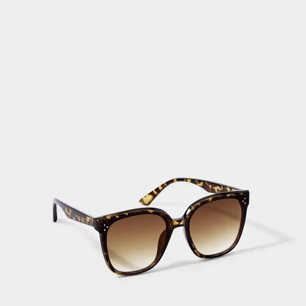 Image of Katie Loxton Savannah Sunglasses in Brown Tortoiseshell KLSG035 Size: