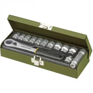 Image of Proxxon Industrial Bit set Metric 1/4 (6.3 mm) 13 Piece 23602