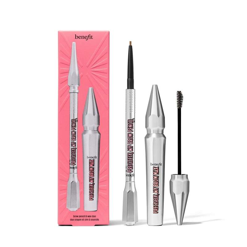Image of Benefit Precisely My Brow Pack - Brow Pencil and Wax Duo Shade 2.5 Face Makeup Sets One Size Brown 77168005000