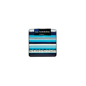 Image of Denby Azure Imperial Coasters Set of 6