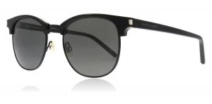 Image of Yves Saint Laurent SL108 Sunglasses Black 007 52mm