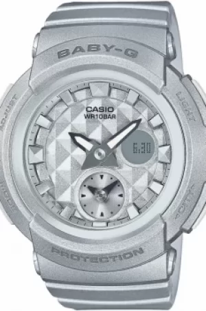 Image of Ladies Casio Baby-G Stud Dial Alarm Chronograph Watch BGA-195-8AER