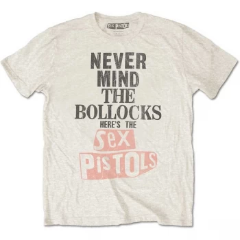 Image of Sex Pistols - The - Bollocks Distressed Unisex Medium T-Shirt - Neutral