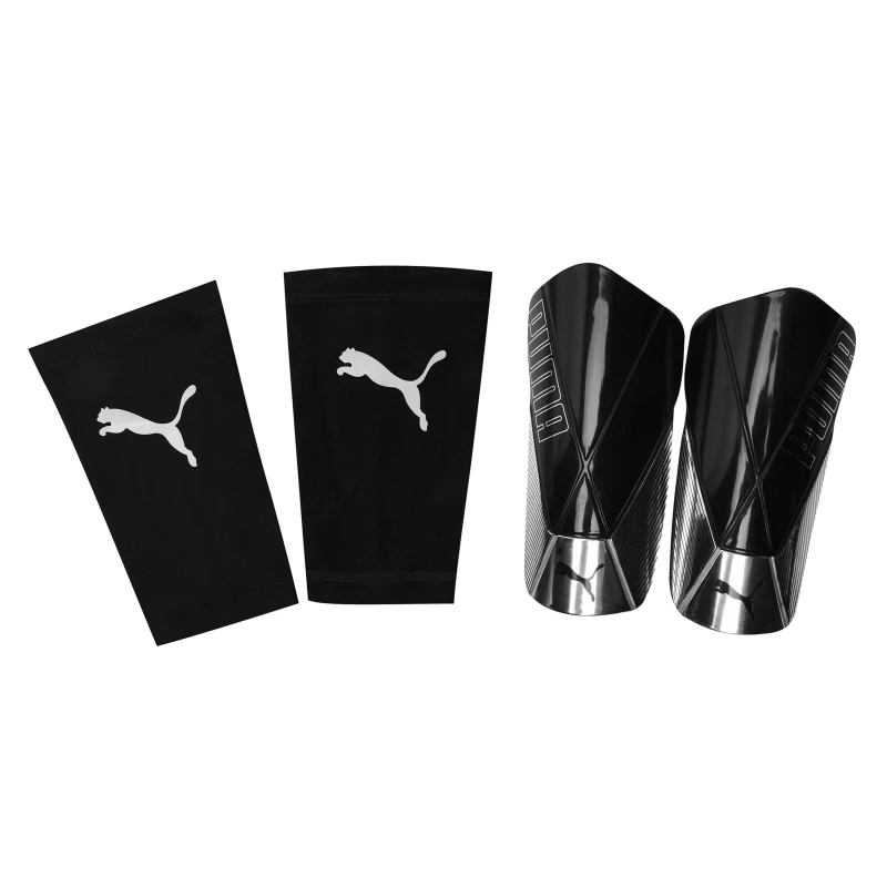 Image of Puma King Sleeve Shin Guards - Black S