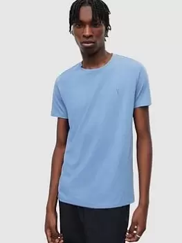 Image of Allsaints Tonic Short Sleeve Crew Neck T-Shirt - Blue