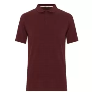 Image of Ted Baker Fowd Short Sleeve Polo Shirt - Red