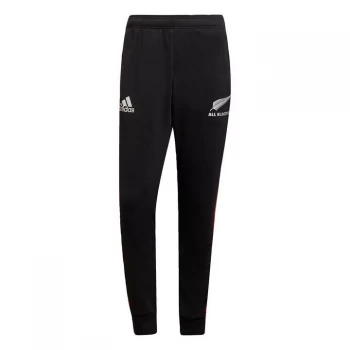Image of adidas All Blacks Rugby 3-Stripes Sweat Tracksuit Bottoms - Black / Carbon