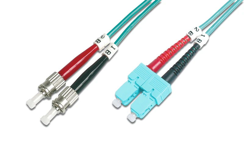 Image of Digitus Fiber Optic Multimode Patch Cord. OM 3. ST / SC