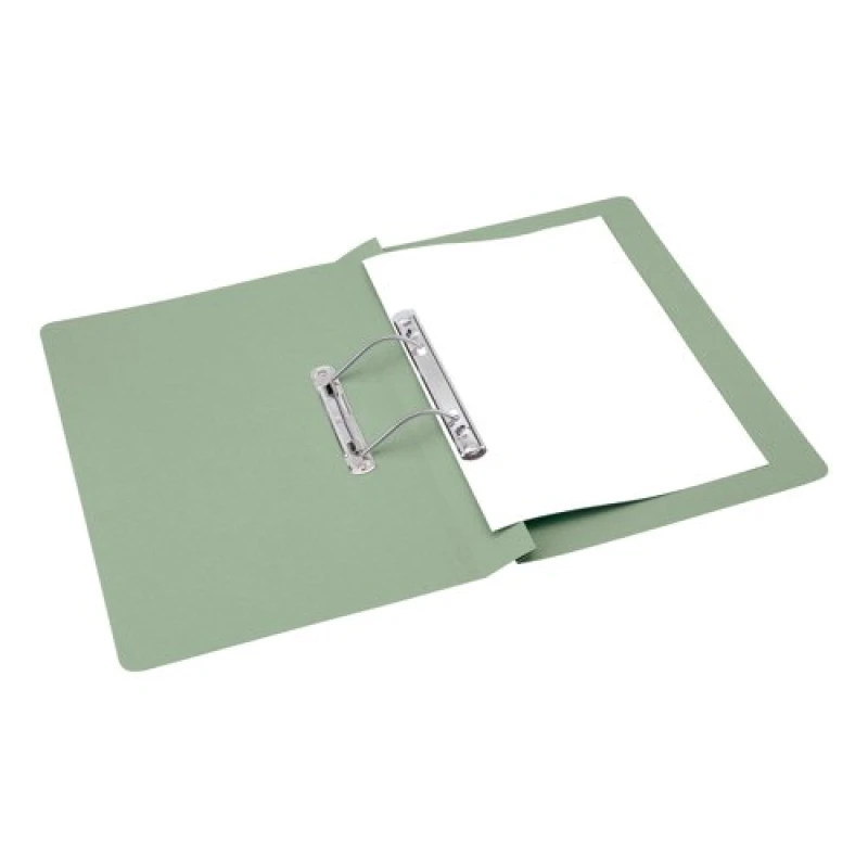 Image of 5 Star office 5 Star Office Transfer Spring File Mediumweight 285gsm Capacity 38mm Foolscap Green (Pack of 50) 356580