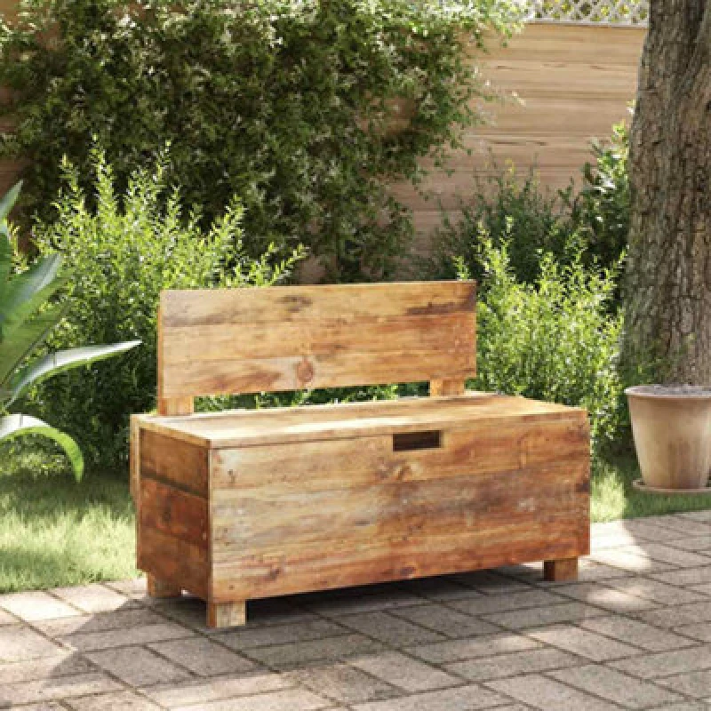 Image of Vidaxl Bench Solid Mahogany Wood 86X40X60 Cm Benches