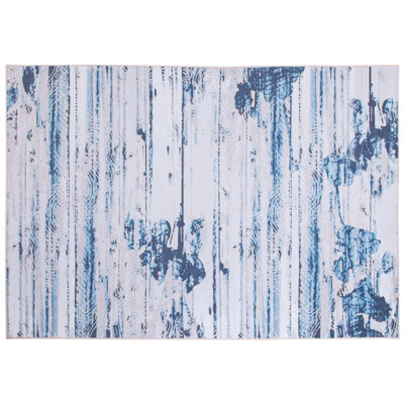 Image of Beliani Rug Burdur Blue 160 X 230 Cm