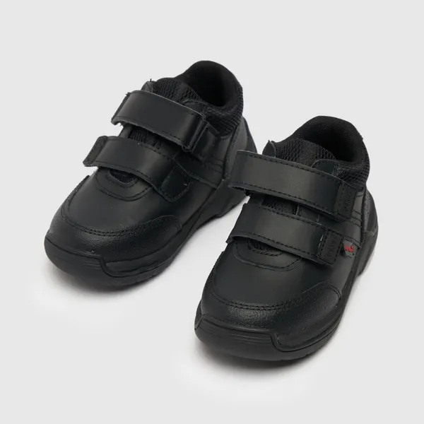 Image of Kickers Black stomper mid Boys Toddler boots Black UK 8 (EU 25)