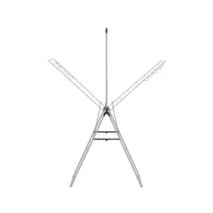 Image of Brabantia Hangon Drying Rack, 25 M With Rod - Metallic Grey