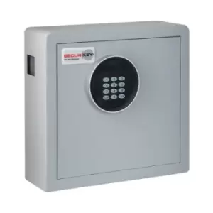 Image of Securikey Electronic Key Safe 38 Key Cabinet Grey KZ038-ZE