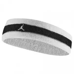 Image of Nike Jordan Terrycloth Headband (One Size) (White/Black)