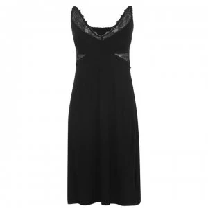 Image of Biba Lace Chemise - Black