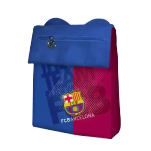 Image of FC Barcelona Official Action Pocket Football Crest Mini Shoulder Bag (One Size) (Blue/Scarlet)