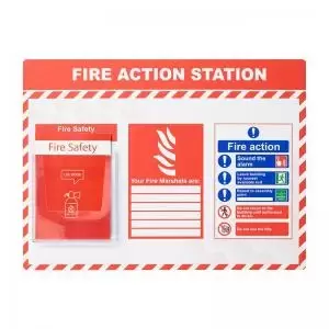 Image of Fire Action Station 2, Safety Station, ACP 800mm x 600mm