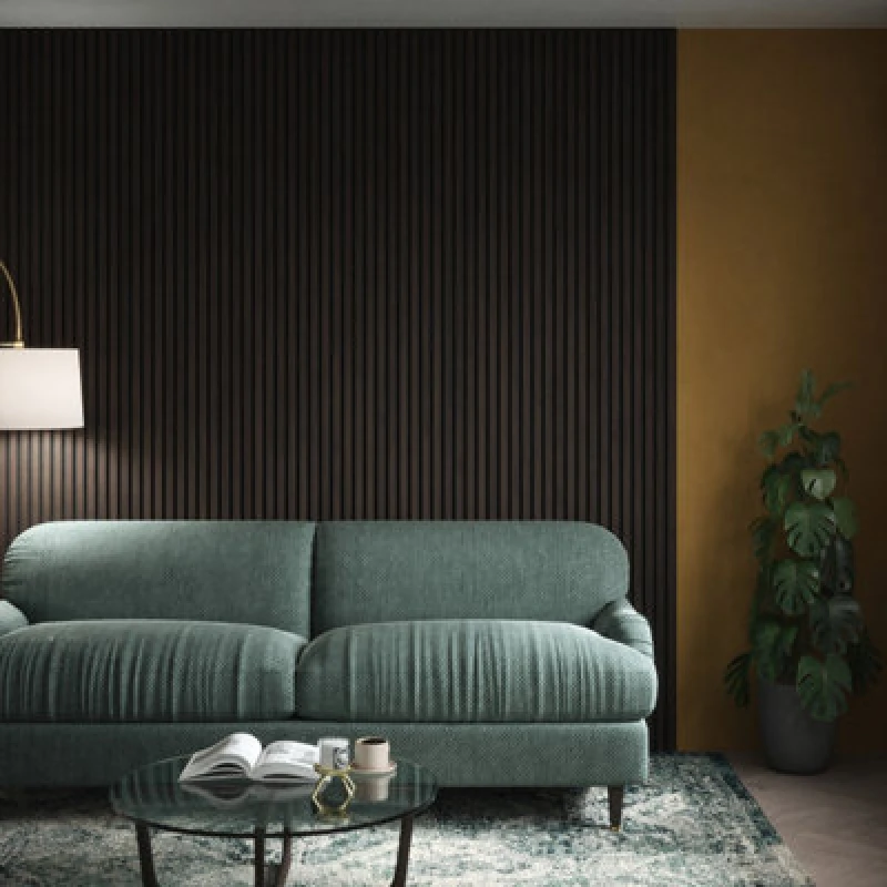 Image of Kraus Dark Oak Acoustic Wall Panel, Brown WDP016