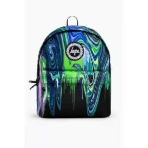 Image of Hype Marble Drips Backpack (One Size) (Blue/Green/Black)