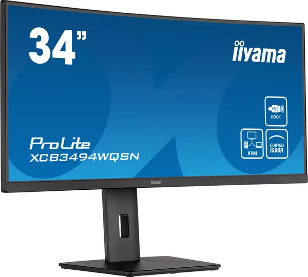 Image of iiyama ProLite 34" XCB3494WQSN-B1 UltraWide Quad HD LED Monitor