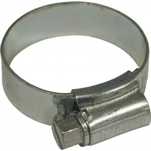 Image of Faithfull Zinc Plated Hose Clips 32mm - 45mm Pack of 1