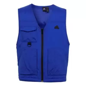 Image of adidas City Escape All Purpose Padded Pocket Vest Kids - Lucid Blue / Black