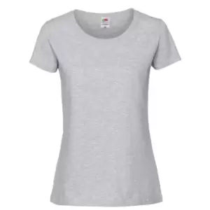 Image of Fruit Of The Loom Womens/Ladies Ringspun Premium T-Shirt (2XL) (Taupe Grey)