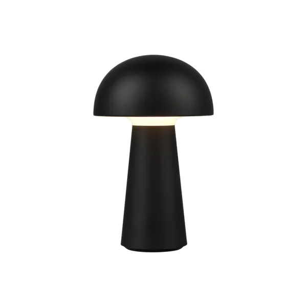 Image of Lennon Modern Outdoor Portable Lamp Black 3000K IP44, USB Connection