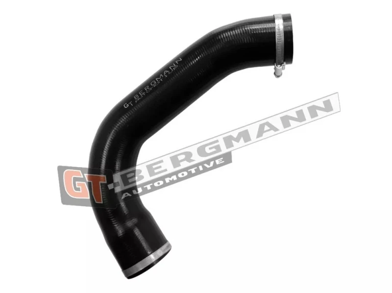 Image of GT-BERGMANN GT52-785 Turbocharger Hose with clamps, AEM (Ethylene Acrylate Rubber) AEM (Ethylene Acrylate Rubber) Charger Intake Hose (3314)