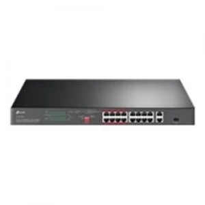Image of TP LINK JetStream TL-SL1218P - V1 Switch - 16 ports - Unmanaged - Rack Mountable
